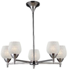 10155/5PC-WHT Mid. Chandeliers-Glass Up - 638229 - Capital Lighting, Inc.