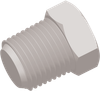 10-32 UNF Commercial Grade Hex Thread Plug, Natural -- AP031032N - Image