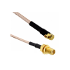 SMA Female Bulkhead St. Connector With RG316 Cable (L-3Mtr) + MMCX Male R/A Connector - ET-SFS-BH-4L3-MMMRA - Eteily Technologies India Pvt. Ltd.