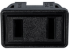 NEMA 1-15R Snap-in AC Power Outlet - 738W-CX2/01 - Qualtek Electronics Corp.