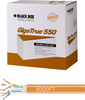 1,000Ft CAT6 Solid Bulk Cable 550-MHZ UTP Orange CMR PVC, Box - EYN866A-PB-1000 - Black Box