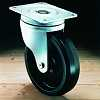Heavy duty pressed steel castor - 855RT - Plasticwheels Ltd.