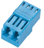 Fiber Optic Coupling, Panel Mount, Single-Mode, Duplex, Ceramic Sleeve, Plastic Flange, LC-LC - FOT125 - Visual Sound, Inc.