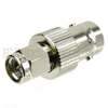 SMA Male (Plug) to BNC Female (Jack) Adapter, Nickel Plated Brass Body, High Temp, 1.2 VSWR - SM4721 - Fairview Microwave Inc.