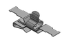 EMC Shield Clamps for 10 × 3 mm Bus Bar, Pluggable- with or without Integrated Strain Relief - 36787.151 - icotek Corp