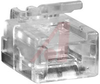 Plug; 6; 4; Polycarbonate; UL 94V-2; Phosphor Bronze; Flat Oval Solid - 70085024 - Allied Electronics, Inc.