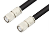 HN Male to HN Male Cable 12 Inch Length Using RG217 Coax, RoHS - PE33370LF-12 - Pasternack