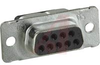 D-Sub Receptacle; Steel; Female; 1; Tin; Crimp Snap-in - 70041592 - Allied Electronics, Inc.