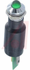 Indicator,Pnl-Mnt;LED;Green;10mcd;8mm;130VAC;Satin Chrome;5.5mm;41mm;-25degC;60d - 70011583 - Allied Electronics, Inc.
