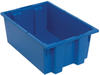Genuine Stack & Nest Tote Bin, Blue; Bin Colour Quantum Storage - 44AC7537 - Newark, An Avnet Company