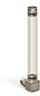 Vented Short Elbow Nylon Liquid Level Gage, 4 1/2” Sight Opening, 1/4” Male NPT Mounting Thread - B3641-10416BA2W - Oil-Rite Corp.