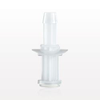 Sanitary Flange, Barbed, Natural, Pre-Attached Gasket - 51603 - Qosina Corp.