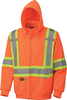 X-Large Orange Hi Viz Safety Hoodie -- 8404394 - Image