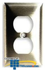 Hubbell Duplex Standard Size 1-Gang Metallic Brass.. -- SB8 - Image