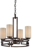 83884-FBZ Mid. Chandeliers-Glass Up - 650700 - Capital Lighting, Inc.