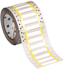 Brady Permasleeve B-345 White Polyolefin Thermal Transfer Die-Cut Thermal Transfer Printer Sleeve - 2 in Width - 0.439 in Height - 0.125 in Min Wire Dia to 0.215 in Max Wire Dia - Double-Side Printabl - 662820-92219 - R. S. Hughes Company, Inc.