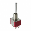 Toggle Switches -- 100DP3T4B1M1QE-ND - Image
