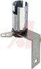 Lamp Holder; Miniature Bayonet; 50 V; Zinc Plated Steel; Solder Lug; Panel - 70213994 - Allied Electronics, Inc.
