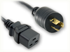 LOCKING NEMA L6-15P to IEC-60320-C19 HOME // Power Cords // High Voltage Power Cords // Locking Blade Power Cords - 5083.060 - Quail Electronics
