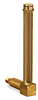 Vented Long Elbow Brass Liquid Level Gage, 5 21/32” Sight Opening, 5/8” Diameter Glass, 1/4” Male NPT Mounting Thread -- B1150-4