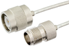 TNC Male to TNC Female Semi-Flexible Precision Cable 6 Inch Length Using PE-SR405FL Coax, LF Solder, RoHS - PE39474-6 - Pasternack