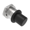 Actuator, Single Point, Direct Push Button, Non-Locking, Nylon, Black - AC-30-302-31 - Southco