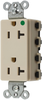 Connector, Power Entry, Rcpt, 20A, 125Vac, Ivory; Connector Type Hubbell Wiring Devices - 47W9393 - Newark, An Avnet Company