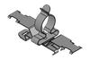 EMC Shield Clamps for TS35 Rails, Pluggable- with or without Integrated Strain Relief - 36875.150 - icotek Corp