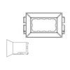 2×4 Blindmate Plug Shell, Hardware & Pins -- BMPP10-45P