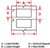 Brady Thermal Transfer Die-Cut Thermal Transfer Printer Label Roll - THTEP-177-593-.5RD - 754473-89881 - R. S. Hughes Company, Inc.