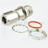 N Female (Jack) to N Female (Jack) Bulkhead Adapter, Nickel Plated Brass Body, High Temp, 1.4 VSWR, 75 Ohm impedance - SM4051 - Fairview Microwave Inc.