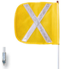 8' General-Purpose Warning Whip with Threaded Hex Base and 12