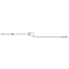 XL1 Mini-Hook to 0.14″ Spade Lug Terminal, 22 AWG PVC Test Lead - 209XL1 - E-Z-HOOK, a division of Tektest, Inc.