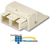 Panduit® Mini-Com SC Fiber Optic Adapter Modules - CMDAQSCBL - TelephoneStuff.com