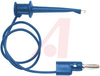 Banana Plug, Minigrabber, Blue - 70198060 - Allied Electronics, Inc.