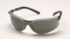 3M BX 11381-00000-20 Polycarbonate Standard Safety Glasses Gray Lens - Black/Silver Frame - Half Frame - 078371-62053 - 078371-62053 - R. S. Hughes Company, Inc.