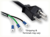 NEMA 6-15P to ROJ SPECIAL HOME // Power Cords // High Voltage Power Cords // Straight Blade Power Cords - 1690.120S - Quail Electronics