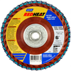 Norton Red Heat R961 CA Coarse Arbor Thread Plastic Flat Flap Disc - 66623399168 - Norton Abrasives