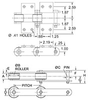 Part # 28667, 93R CHAIN - K2 ATTACHMENT - Image