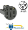Leviton 125/250V Panel Mount Receptacle -- 279-PM - Image