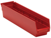 Economy 4 Shelf Bin, Red; Bin Colour Quantum Storage - 44AC6764 - Newark, An Avnet Company