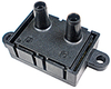 Honeywell Zephyr™ digital airflow sensors: HAF Series-high accuracy, bidirectional flow, long port, fastener mount, 0 SCCM to 50 SCCM flow range, digital I²C address: 0x49, 5.0 Vdc supply v -- HAFBLF0050C4AX5