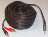 Audio / Video Cable Assembly, 3.5Mm Stereo Jack Plug, Phono (Rca) Plug, X 2, 82 Ft, 25 M, Black Pro Signal - 18J5678 - Newark, An Avnet Company