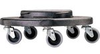 Brute Rubbermaid 264000BK Dolly for 32, 44, and 55 gal - 264000BKRM - Wiper Master, Inc.