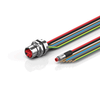 ZK7314-AU00-0xxx | B23, ECP cable, PUR, 5 G 4.0 mm² + (1 x 4 x AWG22), drag-chain suitable, key 1 (2 x 24 V DC + PE) -  - Beckhoff Automation LLC