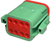 Rectangular Connectors, Heavy Duty - DT Series - DT06-08SC-C015 - LADD Distribution
