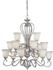 Large Chandeliers-Glass Shade - 73383 - Light Center (The)