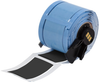 Brady PermaSleeve B-342 Black Polyolefin Thermal Transfer Die-Cut Thermal Transfer Printer Sleeve - 1.256 in Width - 2 in Height - 0.25 in Min Wire Dia to 0.7 in Max Wire Dia - Single-Side Printable - - 754473-58039 - R. S. Hughes Company, Inc.