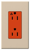 Duplex/Single Receptacle - NTR-15-IG-OR-TP - Lutron Electronics Co., Inc.