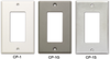 CP-1S Single Cover Plate - white - CP-1S - Visual Sound, Inc.